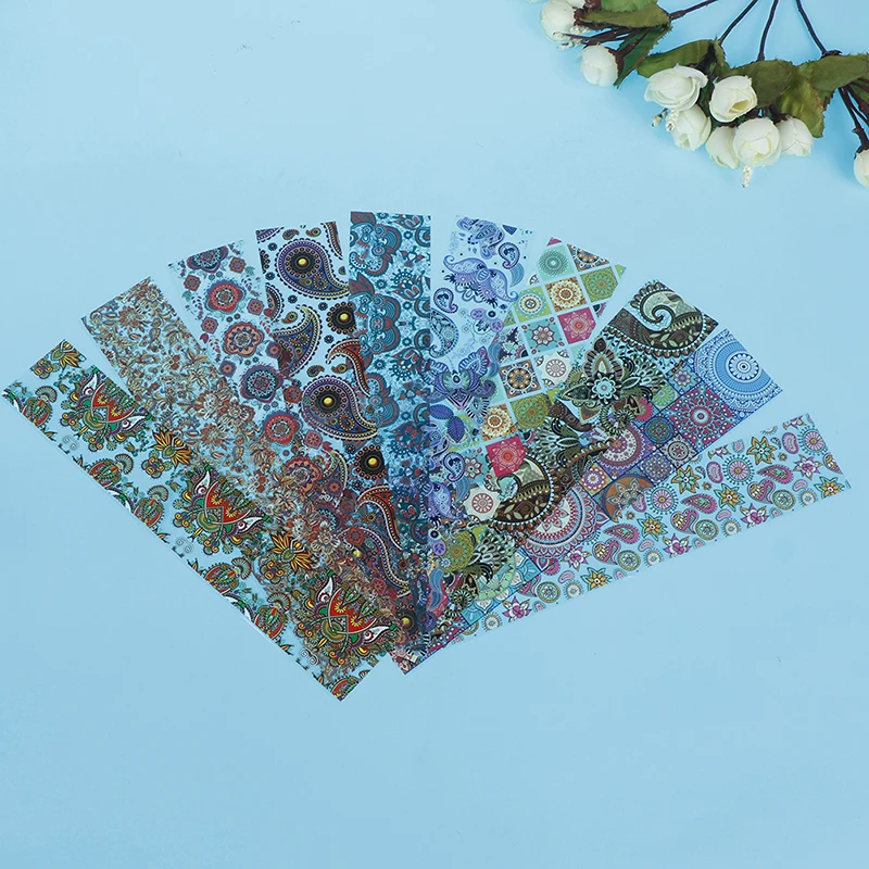 10pcs/lot Water Slide Nail Art Decals Holographic Nail Flower Flame Starry Paper Nail Art Transfer Sticker
10pcs/lot Water Slide Nail Art Decals Holographic Nail Flower Flame Starry Paper Nail Art Transfer Sticker