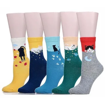 Cartoon Cute Animal cat Pattened Short Socks Fashion Cute Women Funny Socks Female Casual Cotton Ankle Socks Harajuku Sox
Cartoon Cute Animal cat Pattened Short Socks Fashion Cute Women Funny Socks Female Casual Cotton Ankle Socks Harajuku Sox
