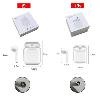 10PCS i9 i9s tws wireless bluetooth headphones ture stereo Earphones earbuds with magnetic charger case silicone protector case
10PCS i9 i9s tws wireless bluetooth headphones ture stereo Earphones earbuds with magnetic charger case silicone protector case