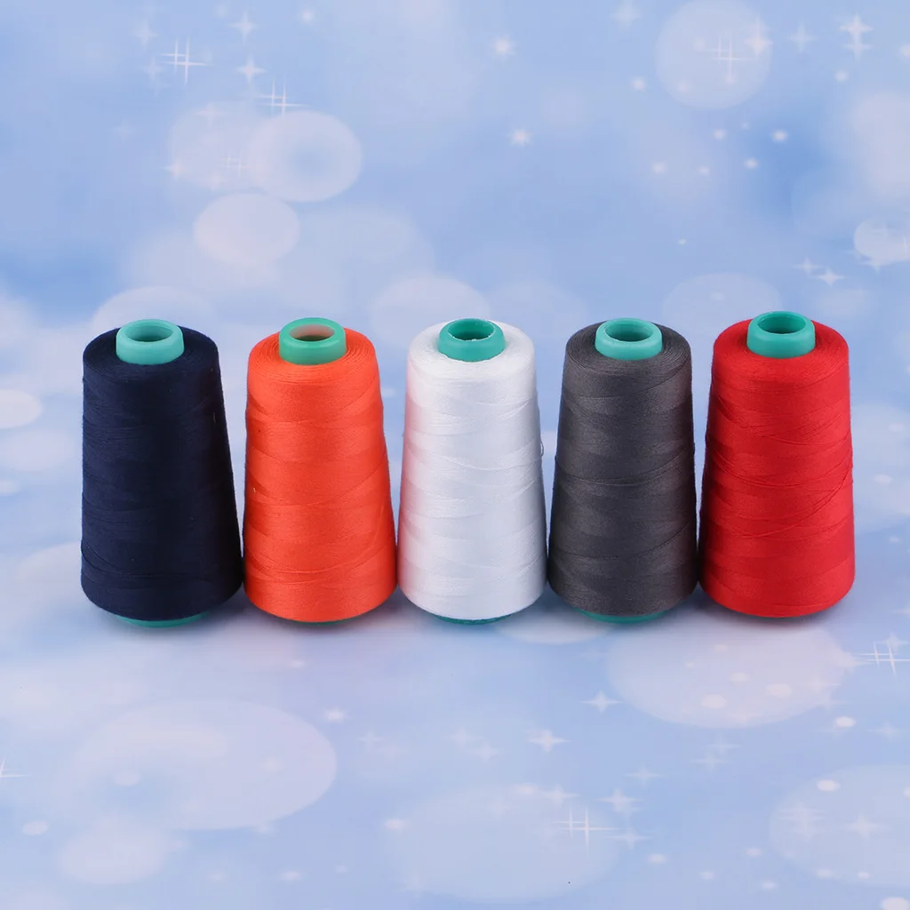 5 Pieces 1500 Yards Polyester 20S/2 Thread for Sewing Needlework Hand Machine Embroidery
5 Pieces 1500 Yards Polyester 20S/2 Thread for Sewing Needlework Hand Machine Embroidery