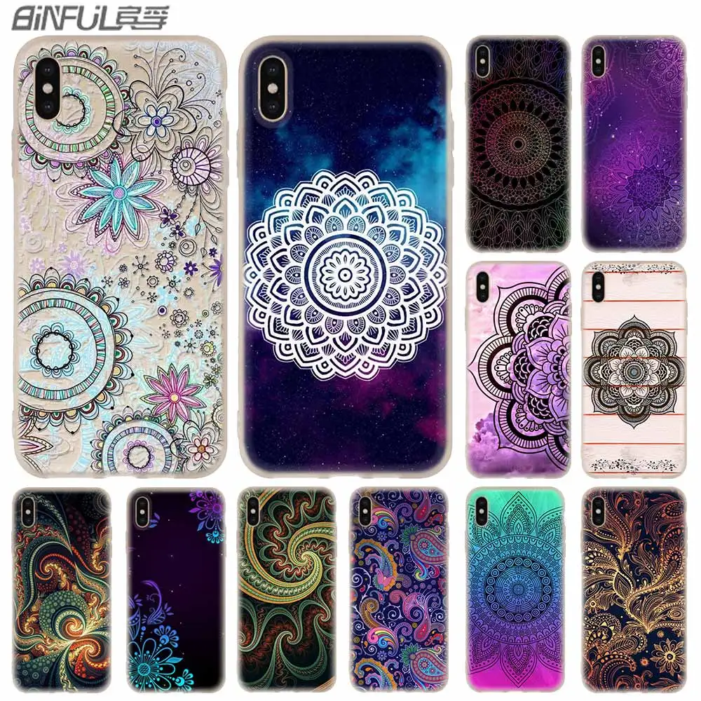 Cases Silicone soft Cover for iPhone 11 Pro X XS Max XR 6 6S 7 8 Plus 5 4S SE Blue totem mandala flower
Cases Silicone soft Cover for iPhone 11 Pro X XS Max XR 6 6S 7 8 Plus 5 4S SE Blue totem mandala flower