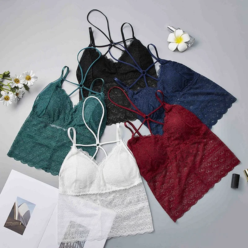 Padded Solid Lace Bra Top Sexy lingerie Female Embroidery Transparent Bras for Women BH Underwear Push Up Bralette Underwear top
Padded Solid Lace Bra Top Sexy lingerie Female Embroidery Transparent Bras for Women BH Underwear Push Up Bralette Underwear top