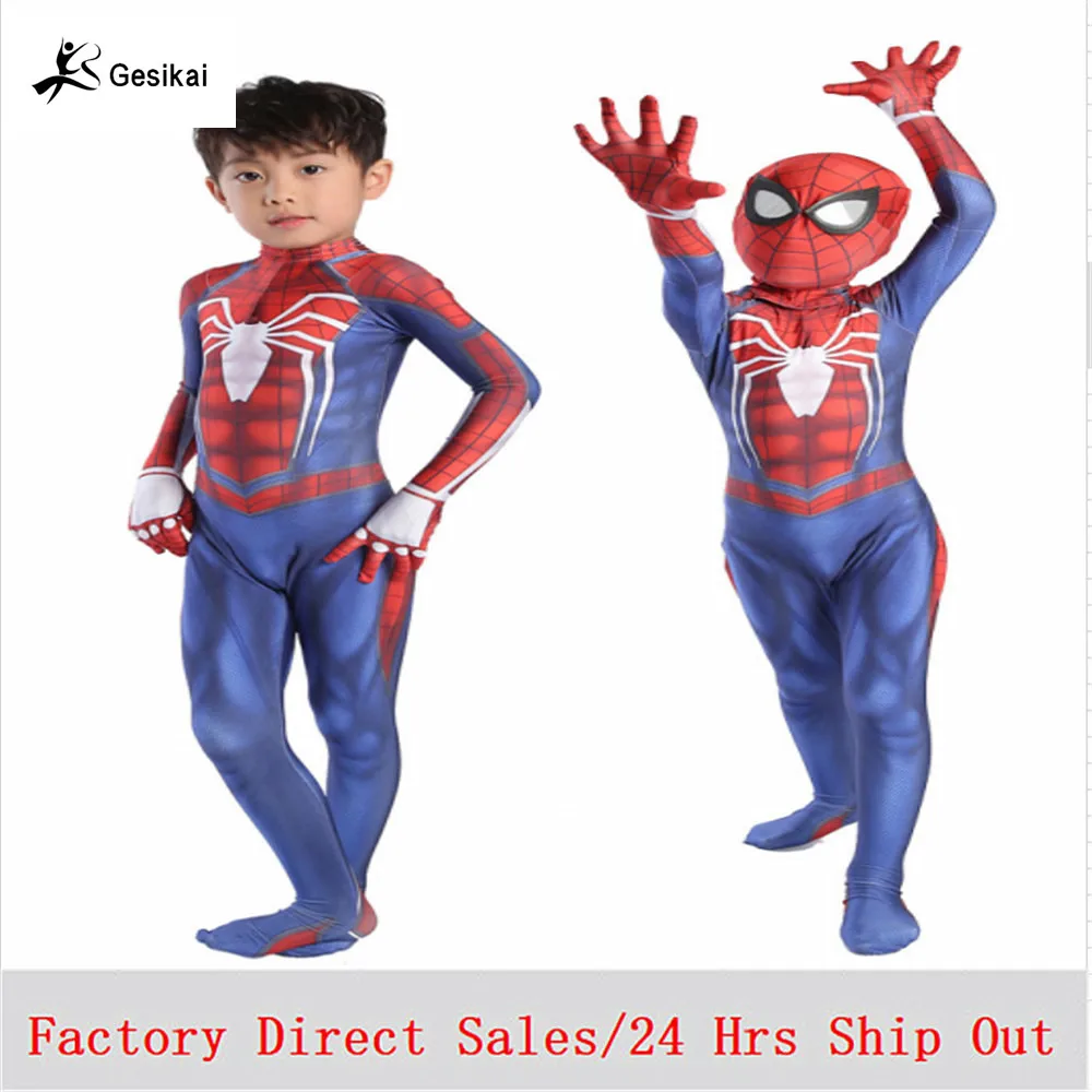 Boys Amazing PS4 Spider Spiderman Cosplay Costumes Spandex Lycra Zentai Bodysuit Children Boys Kids Spiderman Halloween Costumes
Boys Amazing PS4 Spider Spiderman Cosplay Costumes Spandex Lycra Zentai Bodysuit Children Boys Kids Spiderman Halloween Costumes