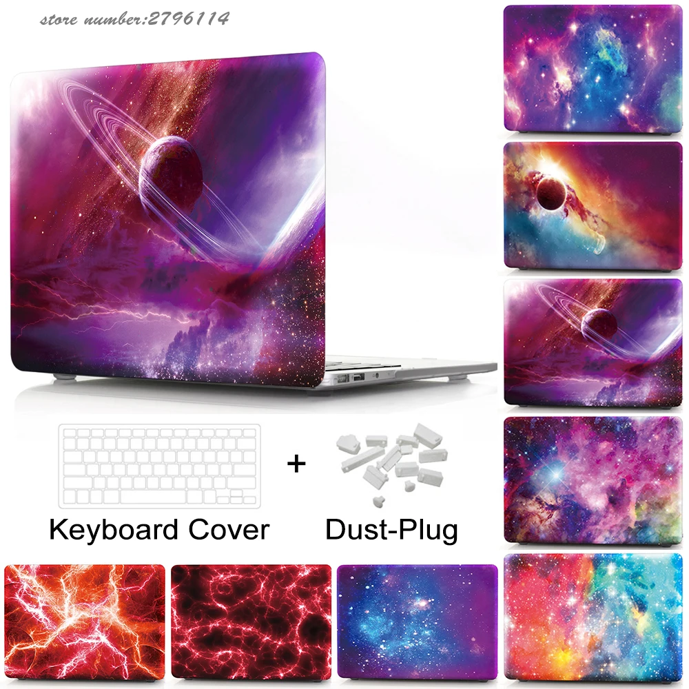 Красочные Sky Case для Apple MacBook Air 13 Чехол 11 Pro Retina 12 15 с Touch Bar Сумка ноутбука подходит