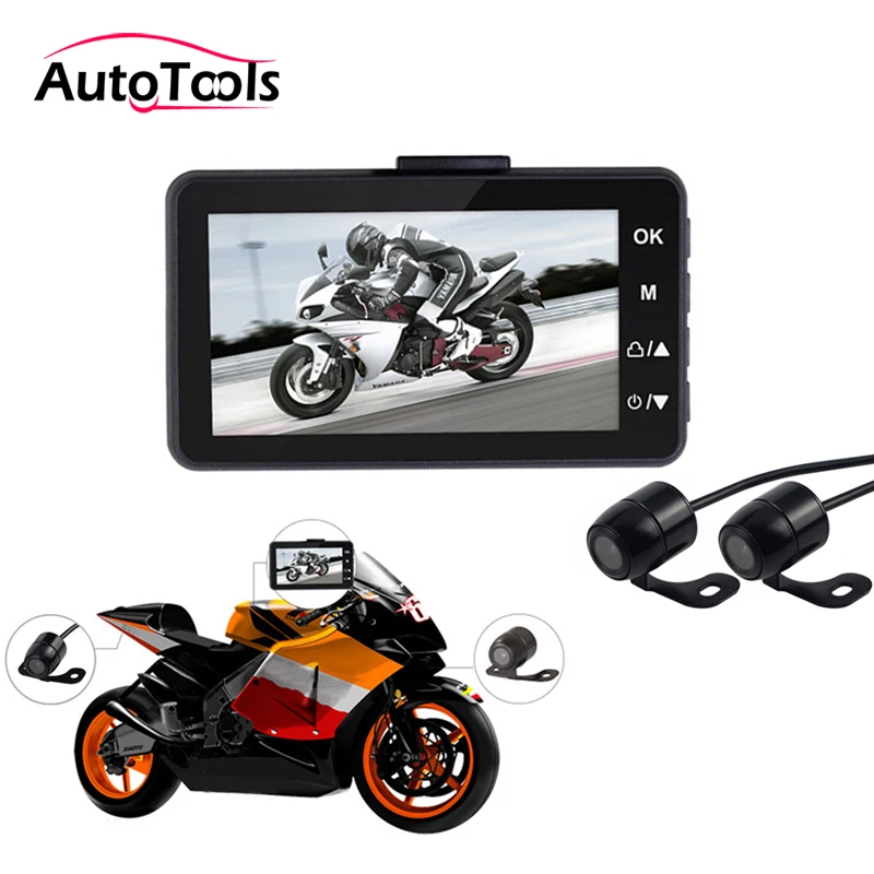 KY-MT18 Motorcycle DVR Camera with Dual track Front Rear Recorder camera Motorbike dash cam kit via free shipping
KY-MT18 Motorcycle DVR Camera with Dual track Front Rear Recorder camera Motorbike dash cam kit via free shipping