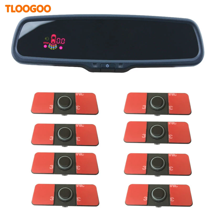 car parking sensor with OEM Rearview Mirror With 8 sensors 16.5mm with special Bracket Reverse Backup Radar Sound Buzzer Alarm
car parking sensor with OEM Rearview Mirror With 8 sensors 16.5mm with special Bracket Reverse Backup Radar Sound Buzzer Alarm