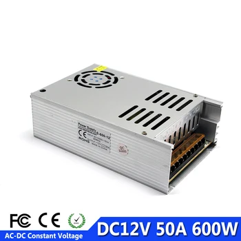 New Arrival DC12V 50A 600W Power Supply LED Driver Transformer 220V 110V Ac To DC SMPS For LED Strip Light CNC 3D Print Monitor
New Arrival DC12V 50A 600W Power Supply LED Driver Transformer 220V 110V Ac To DC SMPS For LED Strip Light CNC 3D Print Monitor