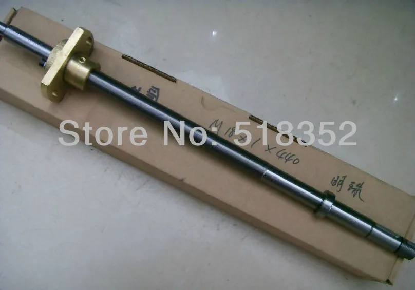 L440mm Screw Rod with Feed Screw Nut M18x 1mm Tooth Pitch Used in Wire Winding Drum of Mingzhu(Bright Pearl) Wire EDM Machines
L440mm Screw Rod with Feed Screw Nut M18x 1mm Tooth Pitch Used in Wire Winding Drum of Mingzhu(Bright Pearl) Wire EDM Machines