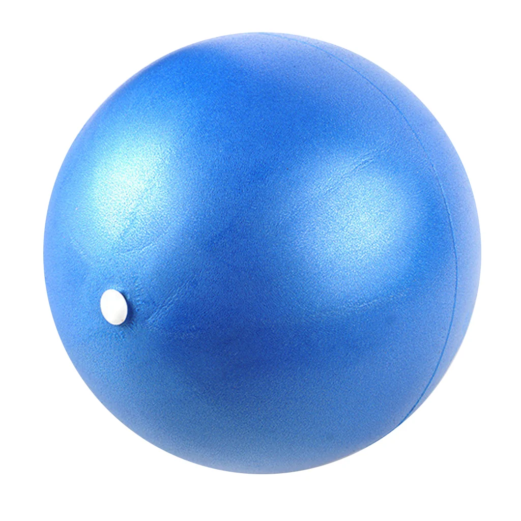 2Pcs Heavy Duty 25cm / 9.84 inch PVC Fitness Yoga Ball Smooth Balancing Training Gym Workout Equipment Sports for Body Building