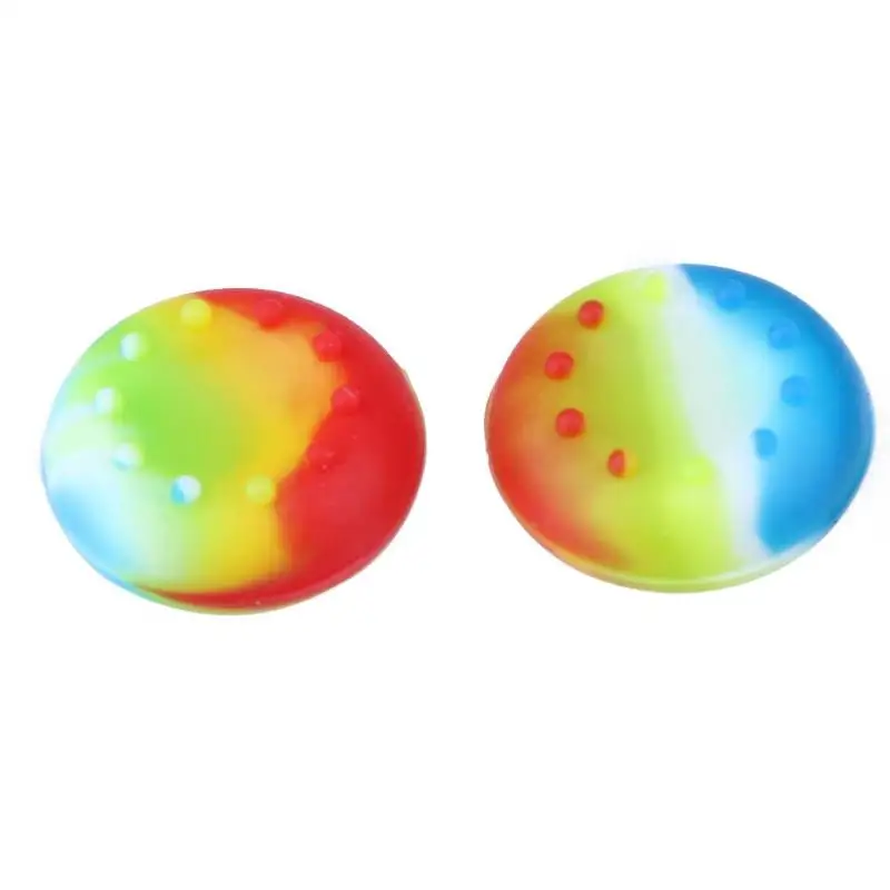 20pcs Rubber Silicone Cap Thumb Stick Grips Cover For PS4 PS3 PS2 For XBOX 360 ONE Thumbsticks Caps 10 Colors 20 x 20mm