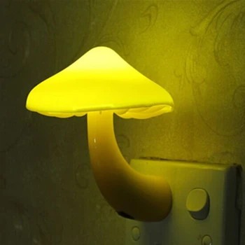 Hot Light-controlled Sensor LED Night Light Mushroom Wall Socket Lights Lamp for Bedroom EU US Plug Home Decoration
Hot Light-controlled Sensor LED Night Light Mushroom Wall Socket Lights Lamp for Bedroom EU US Plug Home Decoration