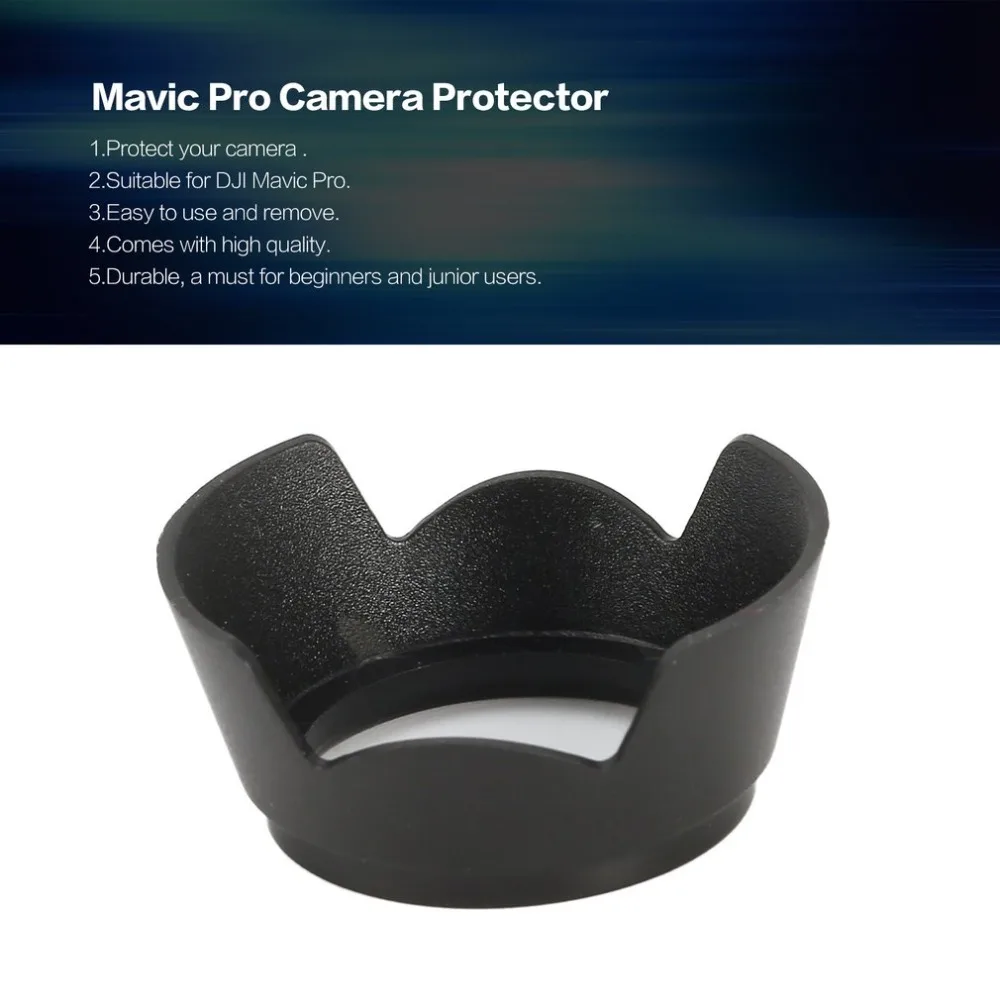 Transparent Camera Lens Shield Protector Protective Sunshade Cover Hood Cap Case for RC DJI Mavic Pro Drone Accessories
Transparent Camera Lens Shield Protector Protective Sunshade Cover Hood Cap Case for RC DJI Mavic Pro Drone Accessories