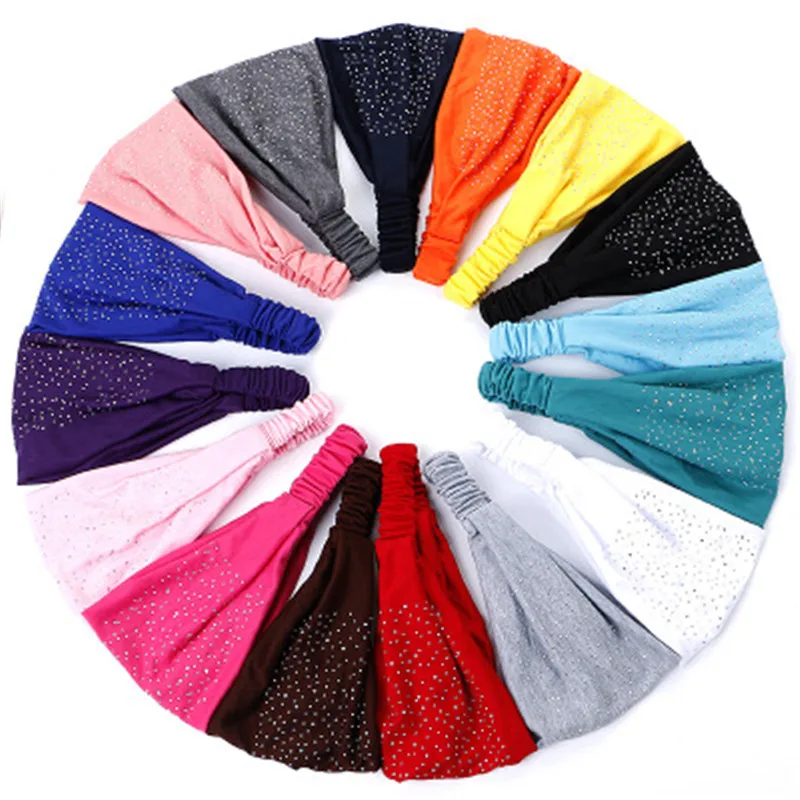 Wide Fabric Headband For Women Girls Dance Headband Cotton Stretch Hairband Rhinestone Hair Bands Elastic Hair Band Turban
Wide Fabric Headband For Women Girls Dance Headband Cotton Stretch Hairband Rhinestone Hair Bands Elastic Hair Band Turban