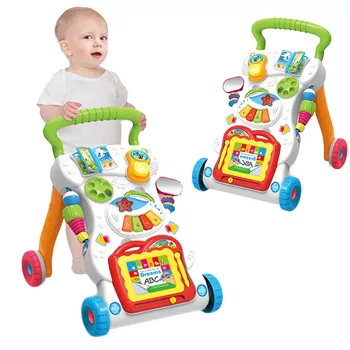 Baby Sit-to-Stand Learning Walker Trolley Multi-function Musical Speed Adjustment Walking Training Car Toy for 0-2 Year Olds
Baby Sit-to-Stand Learning Walker Trolley Multi-function Musical Speed Adjustment Walking Training Car Toy for 0-2 Year Olds