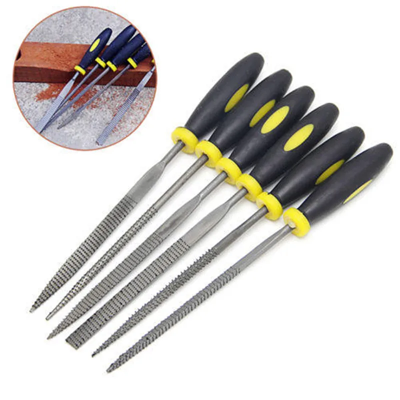 6pcs Mini Files Metal Filing Rasp Needle File Wood Tools Hand Woodworking Tool Set
6pcs Mini Files Metal Filing Rasp Needle File Wood Tools Hand Woodworking Tool Set