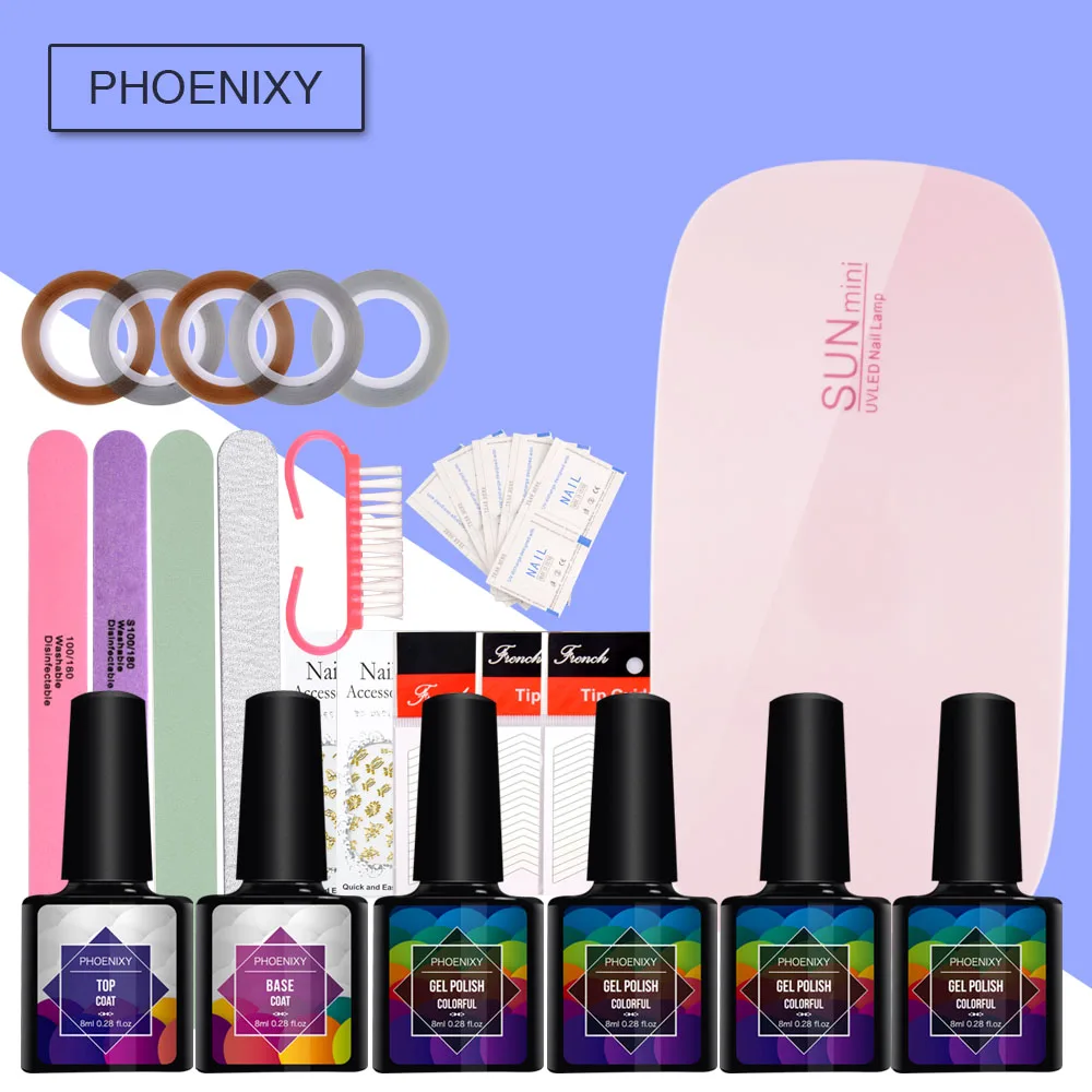 Nail Art Kit Set Gel Varnish Set 4 Colors Gel Polish UV LED Lamp Gel Varnish Nail Polish For Manicure Nail Gel Tool
Nail Art Kit Set Gel Varnish Set 4 Colors Gel Polish UV LED Lamp Gel Varnish Nail Polish For Manicure Nail Gel Tool