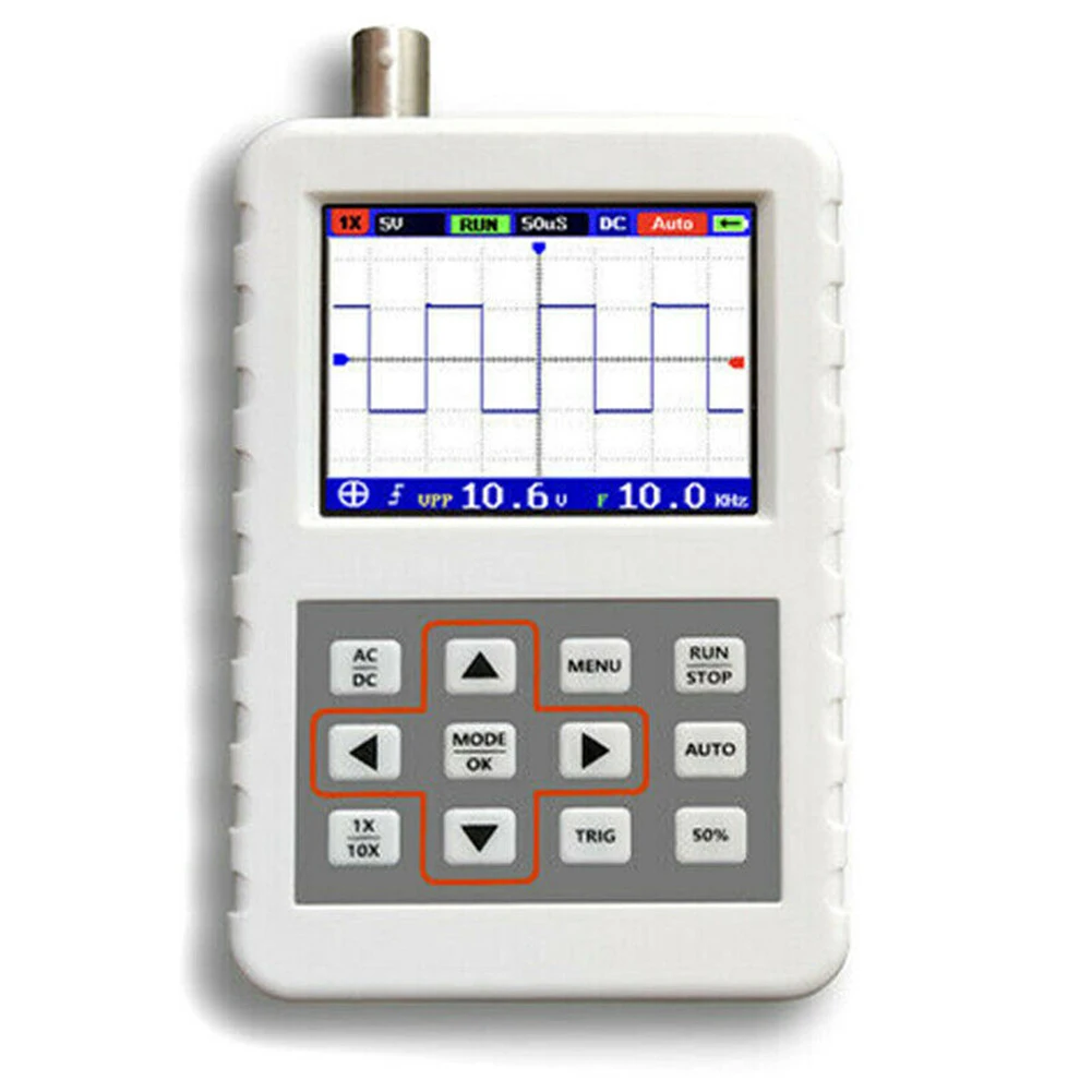 Real Time Waveform File Manager Sample Rate LCD Display Measurement Digital Oscilloscope Mini Portable Handheld Multifunctional
Real Time Waveform File Manager Sample Rate LCD Display Measurement Digital Oscilloscope Mini Portable Handheld Multifunctional