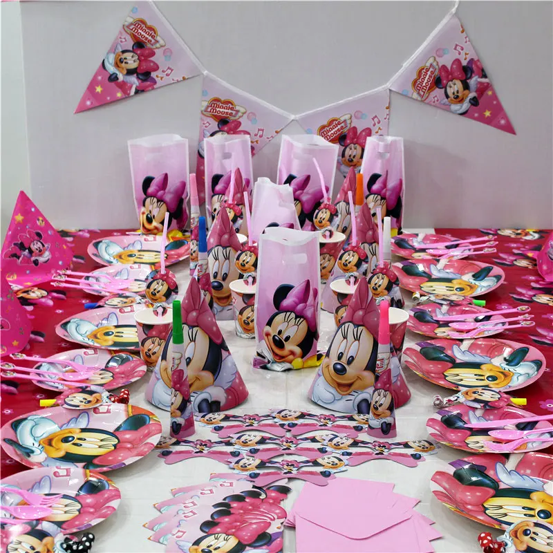 Mickey Mouse Party Minnie Pink Theme Birthday Decoration Baby Shower Disposable Paper Napkins Paper Tray Children's Toy Party
Mickey Mouse Party Minnie Pink Theme Birthday Decoration Baby Shower Disposable Paper Napkins Paper Tray Children's Toy Party