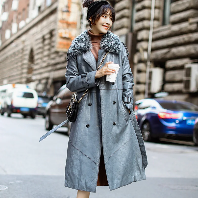 Autumn Winter Real Genuine Leather Jacket Women Clothes 2019 Korean Vintage Sheepskin Down Coat Streetwear Women Tops ZT3437
Autumn Winter Real Genuine Leather Jacket Women Clothes 2019 Korean Vintage Sheepskin Down Coat Streetwear Women Tops ZT3437