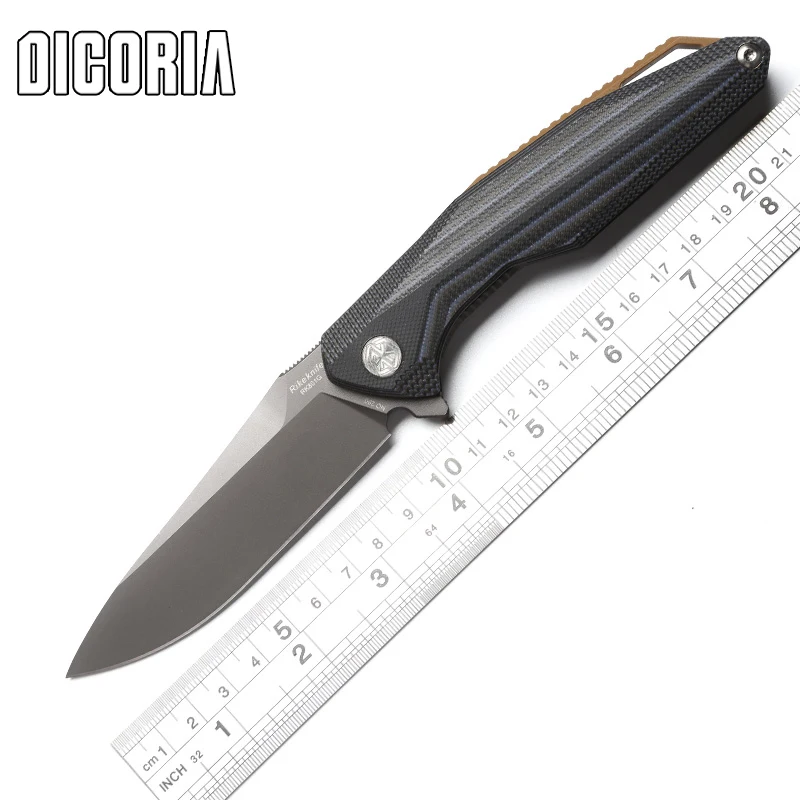 DICORIA RIKE 801G ball bearing folding knife 154CM blade Titanium+G10 handle outdoor camping hunting pocket knives EDC tools
DICORIA RIKE 801G ball bearing folding knife 154CM blade Titanium+G10 handle outdoor camping hunting pocket knives EDC tools