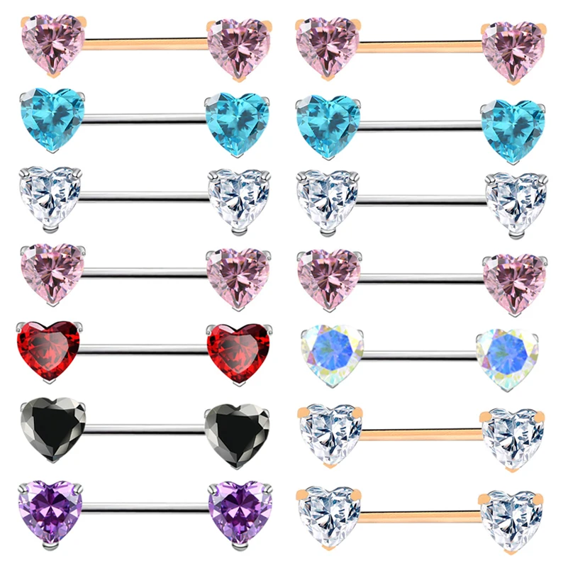 Starbeauty 2 pcs/lot Clear Crystal Heart Nipple Ring Nipple Piercing Mamilo Sexy Women Nipple Rings Cover Pircing Body Jewelry
Starbeauty 2 pcs/lot Clear Crystal Heart Nipple Ring Nipple Piercing Mamilo Sexy Women Nipple Rings Cover Pircing Body Jewelry