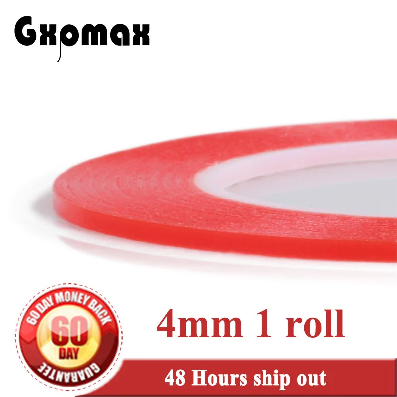 1x (0.2mm Thick) 4mm *25M High Strength Transparent Acrylic Glue Sticky Double Adhesive Tape with Red Film fit for Cellphone LCD
1x (0.2mm Thick) 4mm *25M High Strength Transparent Acrylic Glue Sticky Double Adhesive Tape with Red Film fit for Cellphone LCD