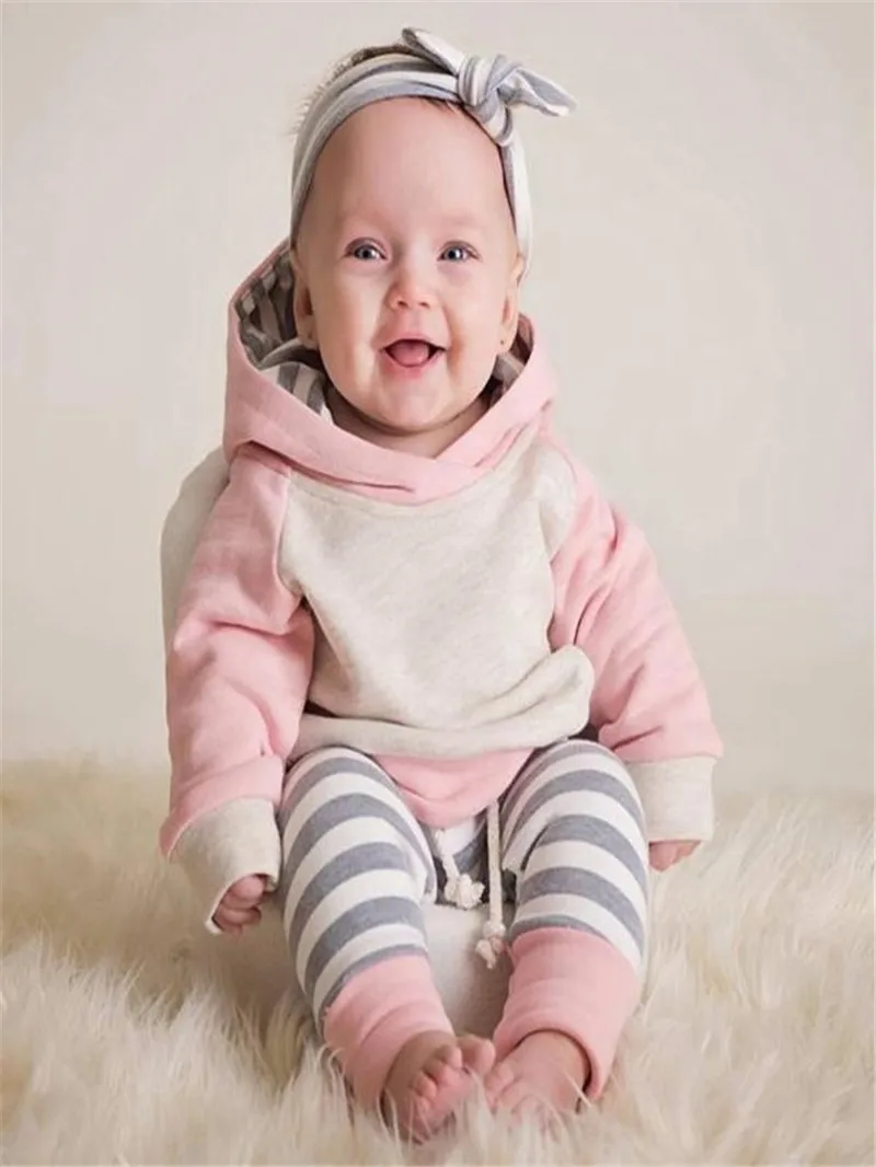 TELOTUNY newborn baby girl clothes 3pcs Toddler Baby Boy Girl Clothes Set Hoodie Tops+Pants+Headband Outfits suit infant 1005
TELOTUNY newborn baby girl clothes 3pcs Toddler Baby Boy Girl Clothes Set Hoodie Tops+Pants+Headband Outfits suit infant 1005