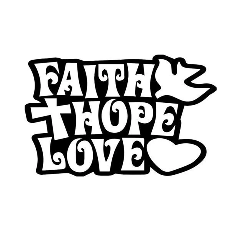 Faith Hope Love Home Decor Car Truck Window Decal Sticker Car Accessories Motorcycle Helmet Car Styling Car Sticker
Faith Hope Love Home Decor Car Truck Window Decal Sticker Car Accessories Motorcycle Helmet Car Styling Car Sticker
