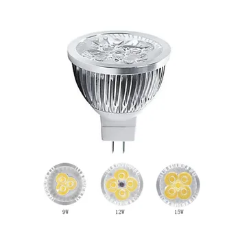 MR16 LED Bulb 12V Spotlight Light 9W 12W 15W Warm/Natural/Cold White High Power Ultra Bright Led Lamp
MR16 LED Bulb 12V Spotlight Light 9W 12W 15W Warm/Natural/Cold White High Power Ultra Bright Led Lamp