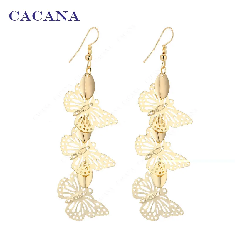 CACANA Dangle Long Earrings For Women Flying Butterflys Top Quality Bijouterie Hot Sale No.A185 A186
CACANA Dangle Long Earrings For Women Flying Butterflys Top Quality Bijouterie Hot Sale No.A185 A186