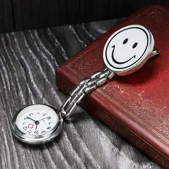 Smile Face Pocket Medical Nurse Fob Watch Women Dress Watches Clip-on Pendant Hanging Quartz Clock Relogio P231
Smile Face Pocket Medical Nurse Fob Watch Women Dress Watches Clip-on Pendant Hanging Quartz Clock Relogio P231