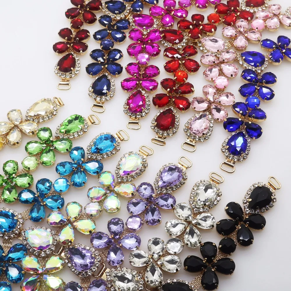 2PCS Crystal glass Rhinestone bikini connectors buckle/clothing decoration buckle Beachwear Diamante connector wedding decorate
2PCS Crystal glass Rhinestone bikini connectors buckle/clothing decoration buckle Beachwear Diamante connector wedding decorate