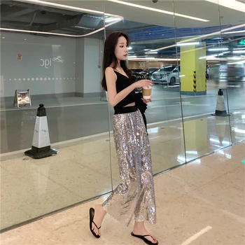 JUJULAND Blink Wide Flare Leg Zipper Pants Women Elastic Loose Casual High Waist Long Trousers Higth street Palazzo Pant Party
JUJULAND Blink Wide Flare Leg Zipper Pants Women Elastic Loose Casual High Waist Long Trousers Higth street Palazzo Pant Party