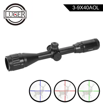 LUGER 3-9X40 AOL Optical Sight Scope Tactical Parallax Focus Adjust Locking Riflescope Airsoft Air Gun Hunting Scope
LUGER 3-9X40 AOL Optical Sight Scope Tactical Parallax Focus Adjust Locking Riflescope Airsoft Air Gun Hunting Scope