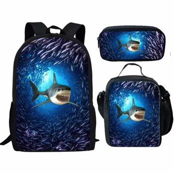 ThiKin Children School Bags set for Girls Boys Shark Dolphins Schoolbag kids Primary school Backpack Kids Satchel Mochila 
ThiKin Children School Bags set for Girls Boys Shark Dolphins Schoolbag kids Primary school Backpack Kids Satchel Mochila