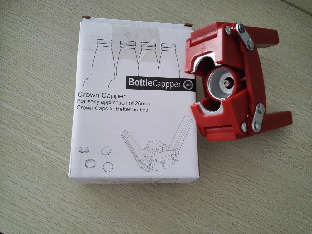 BEER BOTTLE CAP CAPPER Manual beer bottle Capper for Home Brew Beer crown caps on reusable glass bottles
BEER BOTTLE CAP CAPPER Manual beer bottle Capper for Home Brew Beer crown caps on reusable glass bottles