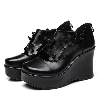 SONDR platform high heels pumps wedges shoes for women retro ethnic scarpe donna eleganti genuine leather rubber zipper schoenen
SONDR platform high heels pumps wedges shoes for women retro ethnic scarpe donna eleganti genuine leather rubber zipper schoenen