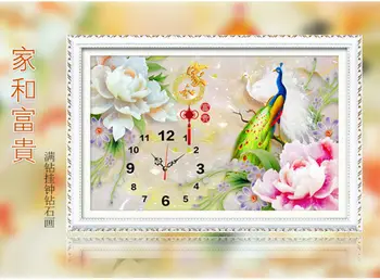 ZgLgByCg DIY Wall Clock Diamond Painting Cross Stitch Peacock Flower Watch 5D Diamond Embroidery Full Diamond Mosaic Needlework
ZgLgByCg DIY Wall Clock Diamond Painting Cross Stitch Peacock Flower Watch 5D Diamond Embroidery Full Diamond Mosaic Needlework