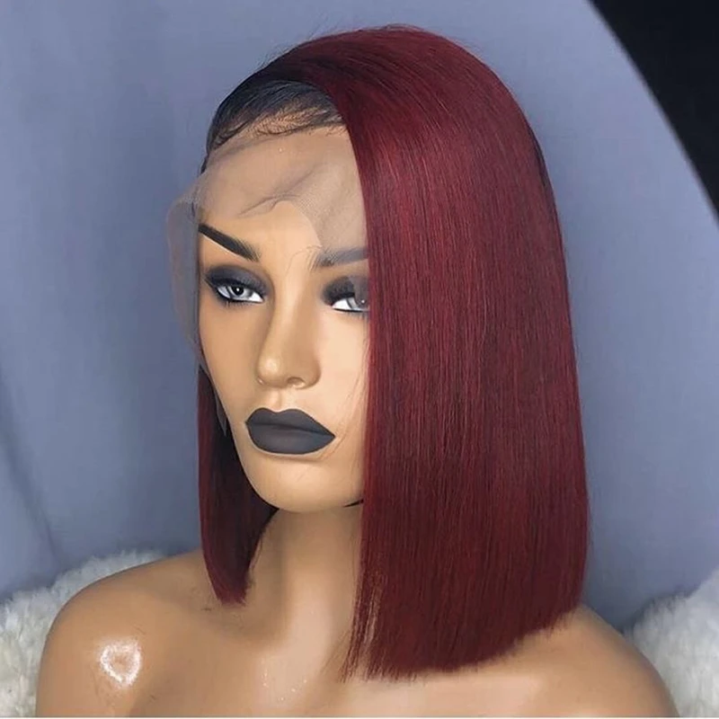 1B/27 Ombre Lace Front Human Hair Wigs Pre Plucked Brazilian Remy Hair Straight Short Bob Wig With Baby Hair Bleached Knots
1B/27 Ombre Lace Front Human Hair Wigs Pre Plucked Brazilian Remy Hair Straight Short Bob Wig With Baby Hair Bleached Knots