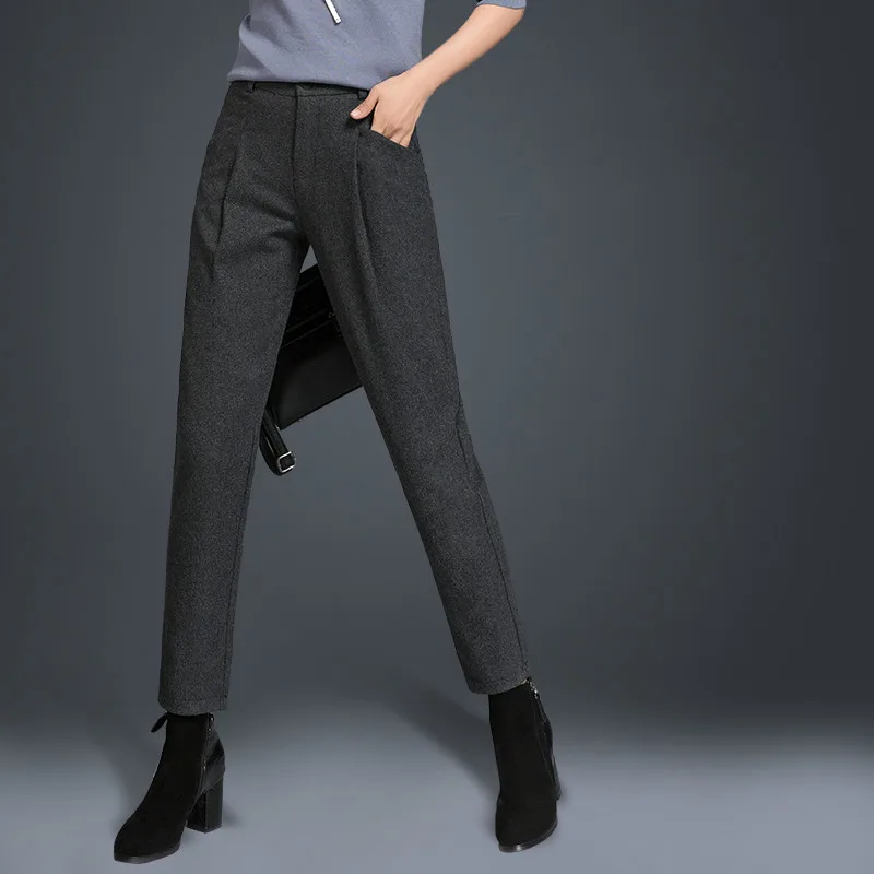 2019 Autumn and Winter New Trousers Nine Pants Harem Pants Female Loose Straight Casual Pants High Waist Female Feet Pants
2019 Autumn and Winter New Trousers Nine Pants Harem Pants Female Loose Straight Casual Pants High Waist Female Feet Pants