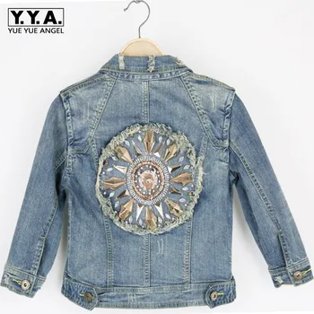 Vintage Half Sleeve Denim Coat Women Boyfriend Style Harajuku Beaded Ripped Jean Jacket Spring Autumn College Jaqueta Feminina
Vintage Half Sleeve Denim Coat Women Boyfriend Style Harajuku Beaded Ripped Jean Jacket Spring Autumn College Jaqueta Feminina