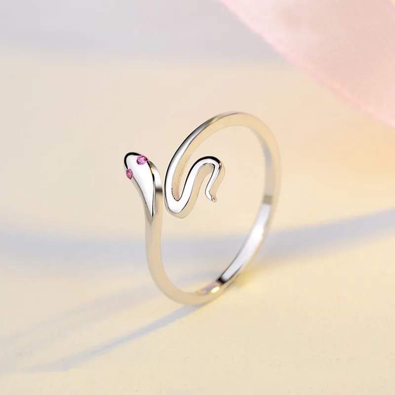 DreamySky 925 Sterling Silver Snake Animals Rings For Women Adjustable Size Wedding Finger Ring
DreamySky 925 Sterling Silver Snake Animals Rings For Women Adjustable Size Wedding Finger Ring