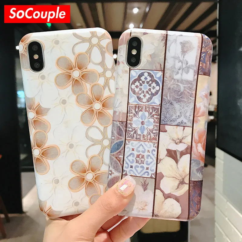 SoCouple Soft Case For iPhone 6 6S 6Plus Case Cover For iPhone 7 7Plus 8Plus X Retro Floral Flowers Silicone Phone Case
SoCouple Soft Case For iPhone 6 6S 6Plus Case Cover For iPhone 7 7Plus 8Plus X Retro Floral Flowers Silicone Phone Case