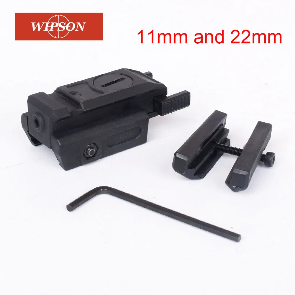 WIPSON Low Profile Red Laser Sight Tactical Laser Pointer Airsoft Pistol 20mm Picatinny Weaver Mount & 3/8" Dovetail Mount
WIPSON Low Profile Red Laser Sight Tactical Laser Pointer Airsoft Pistol 20mm Picatinny Weaver Mount & 3/8" Dovetail Mount