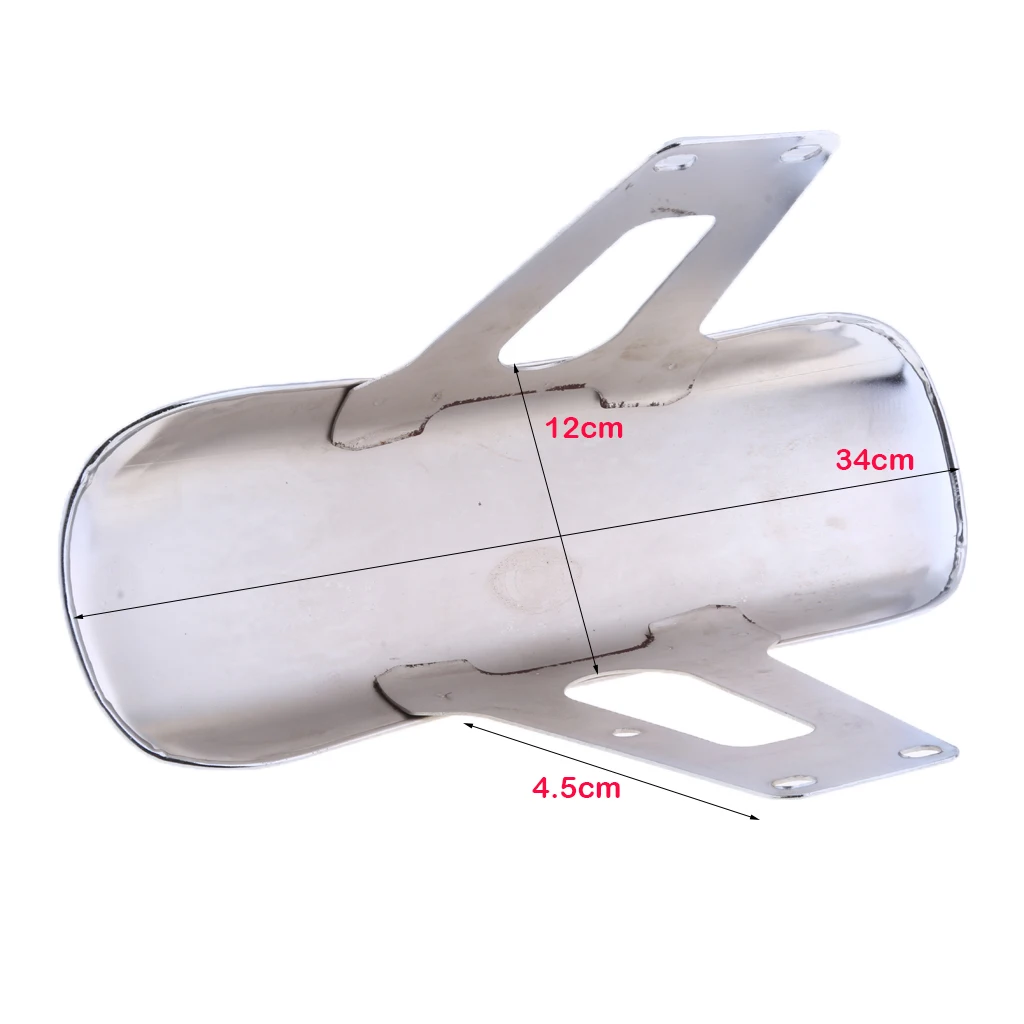 1 Pcs Black Metal Motorcycle Front Fender Protector Mudguard Cover For Honda CG125/CM125 Motorcycle Retrofit Fender Accessory