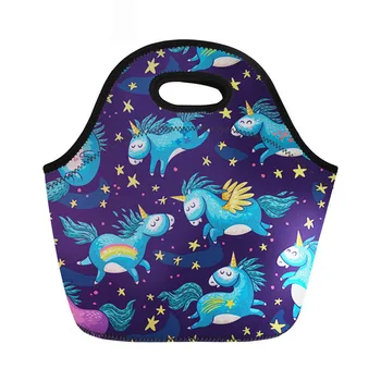 Unicorn Print Neoprene Lunch Bag For Kids Girls Women Cute Picnic Package Portable Thermal Insulation Bags Bolsa Termica
Unicorn Print Neoprene Lunch Bag For Kids Girls Women Cute Picnic Package Portable Thermal Insulation Bags Bolsa Termica