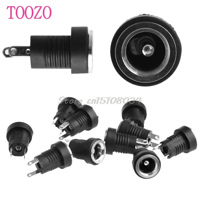10Pcs Power Supply Female Jack Panel Mount Connector 5.5mm 2.1mm Plug Adapter S08 Drop ship
10Pcs Power Supply Female Jack Panel Mount Connector 5.5mm 2.1mm Plug Adapter S08 Drop ship