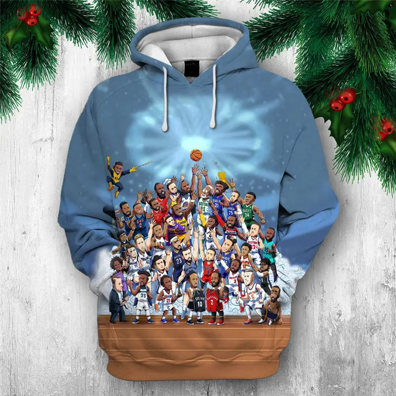 2019 New Sweatshirt Customize Basketball Character 3D Printing Hoodies Fashion Hooded Pullovers Tops Men Clothing Drop Shipping
2019 New Sweatshirt Customize Basketball Character 3D Printing Hoodies Fashion Hooded Pullovers Tops Men Clothing Drop Shipping