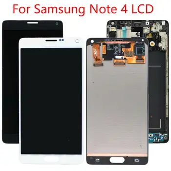 Note 4 LCD Display for Samsung Galaxy Note 4 N910 LCD N910A N910V LCD Digitizer Touch Screen White or Black
Note 4 LCD Display for Samsung Galaxy Note 4 N910 LCD N910A N910V LCD Digitizer Touch Screen White or Black