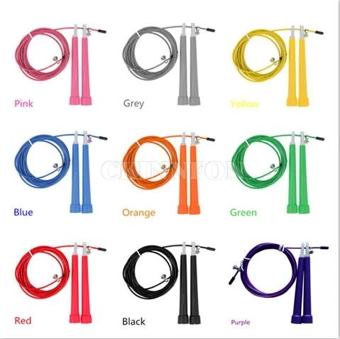 DHL 100Pcs/lot Racing High Speed Aerobic Steel Wire Skipping Rope Length Adjustable Jump Skip Rope Fitness Equipment
DHL 100Pcs/lot Racing High Speed Aerobic Steel Wire Skipping Rope Length Adjustable Jump Skip Rope Fitness Equipment